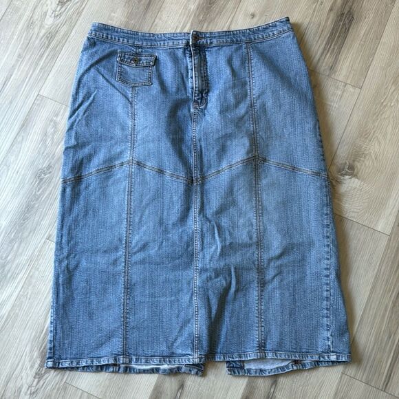 Venezia denim Bermuda Skirt size 20 - Picture 1 of 4